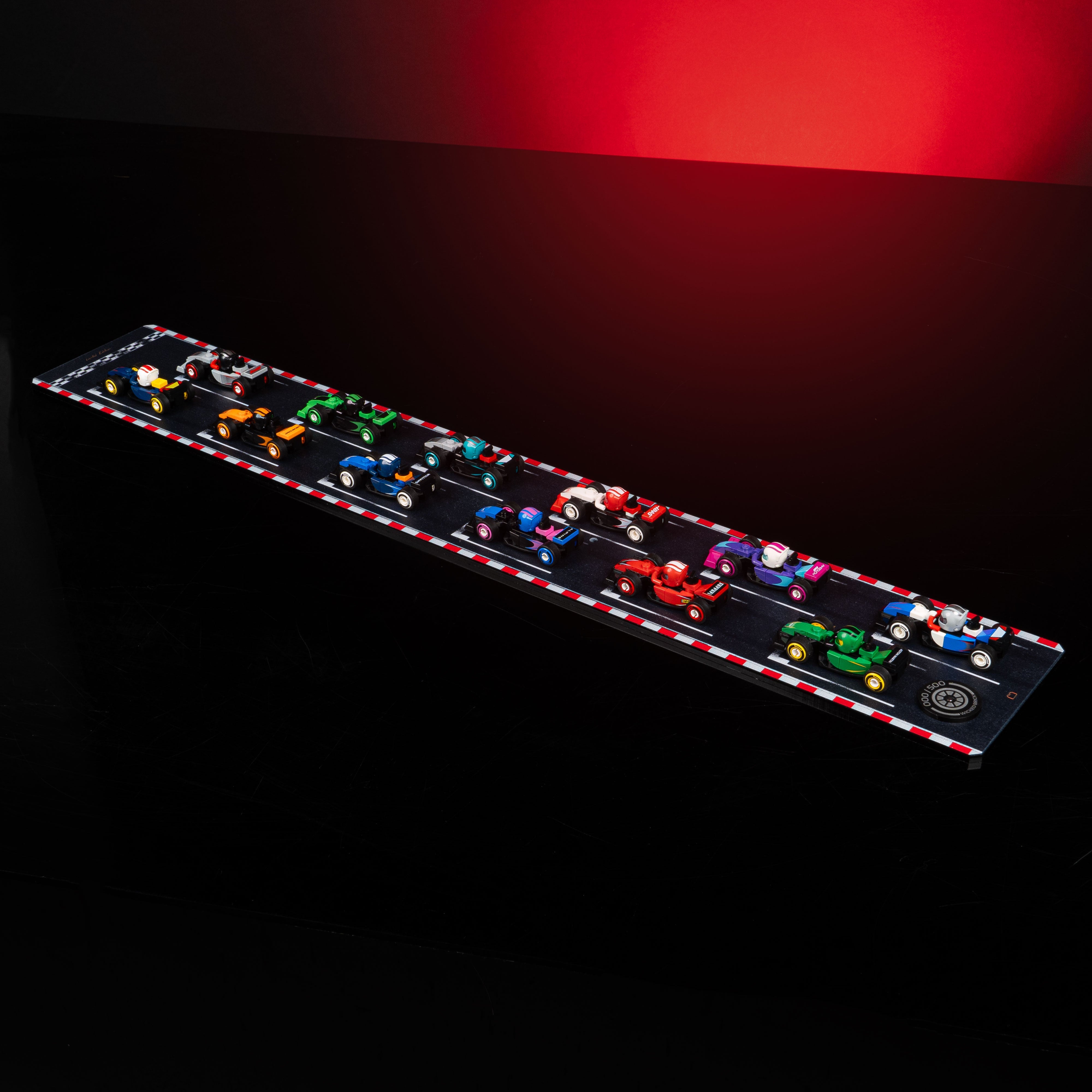 Limited Edition Wall Mounted Display Stand for LEGO® F1® Collectible Race Cars (71049)