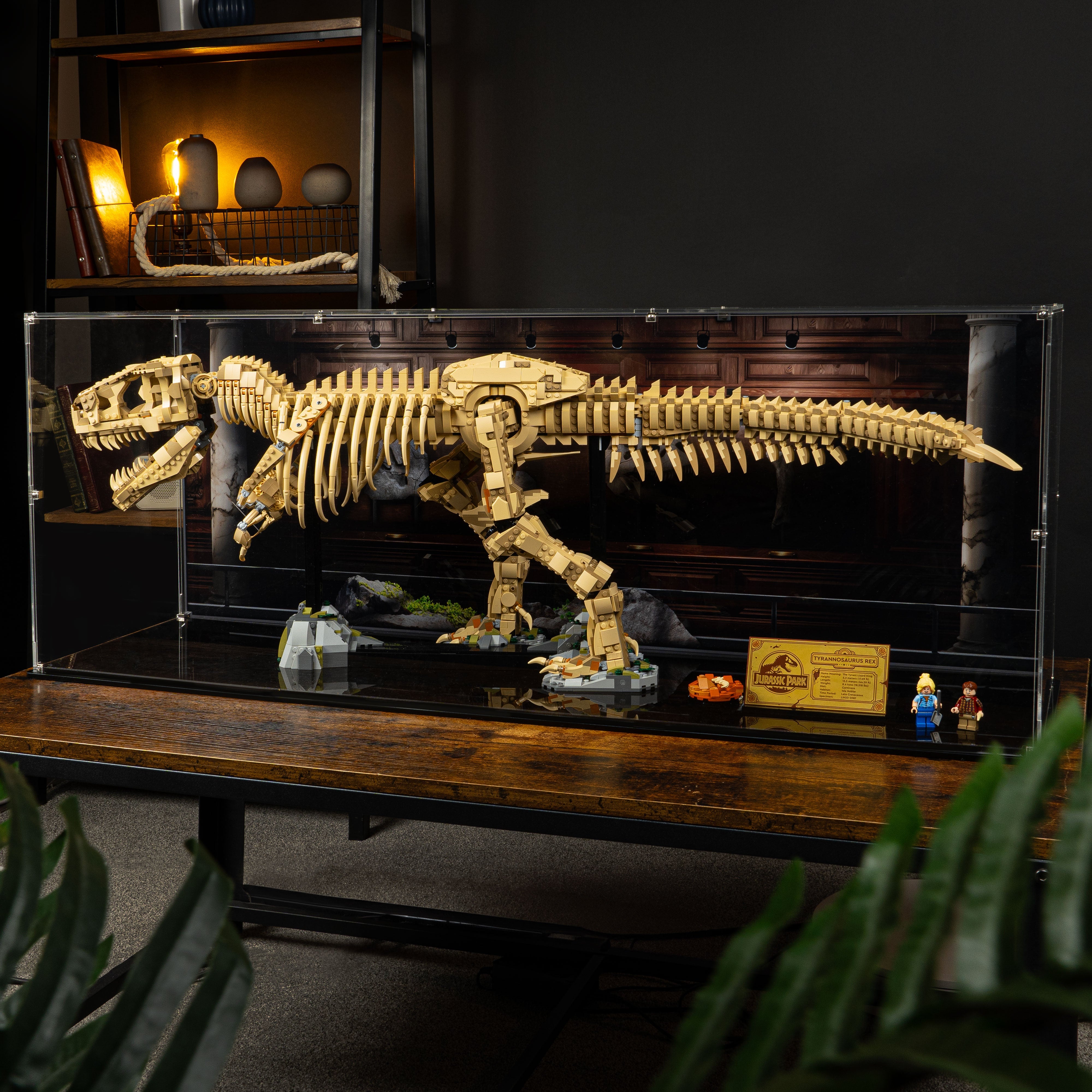 Display Case for LEGO® Jurassic Park: Dinosaur Fossils - Tyrannosaurus Rex (76968)