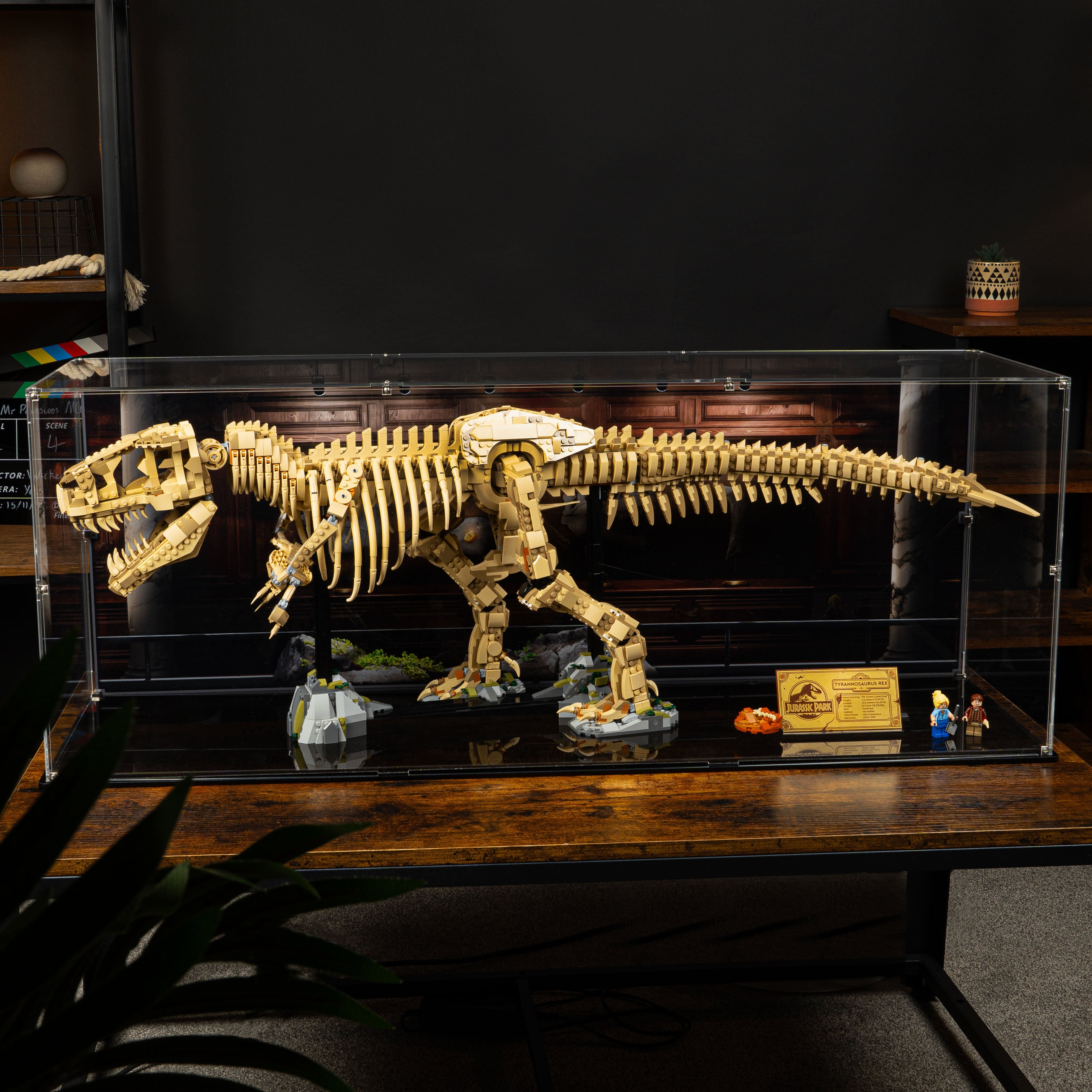 Display Case for LEGO® Jurassic Park: Dinosaur Fossils - Tyrannosaurus Rex (76968)