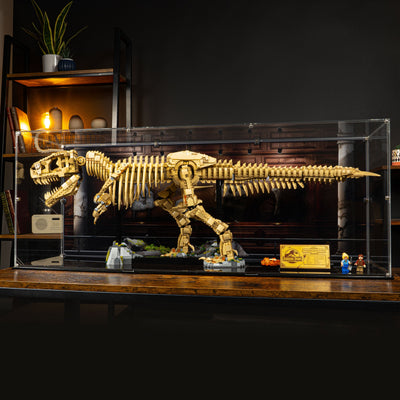 Display Case for LEGO® Jurassic Park: Dinosaur Fossils - Tyrannosaurus Rex (76968)