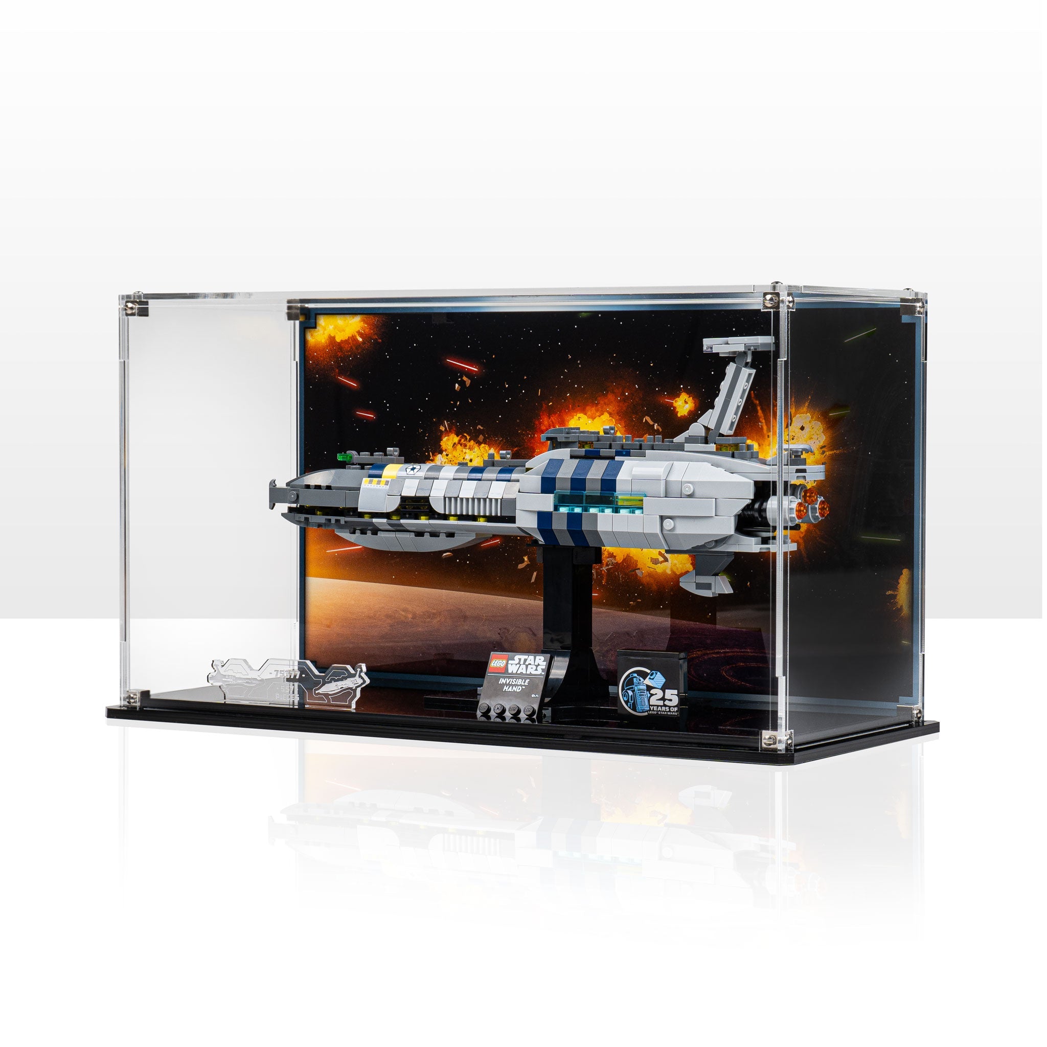 Display Case for LEGO® Star Wars™ Invisible Hand™ (75377)