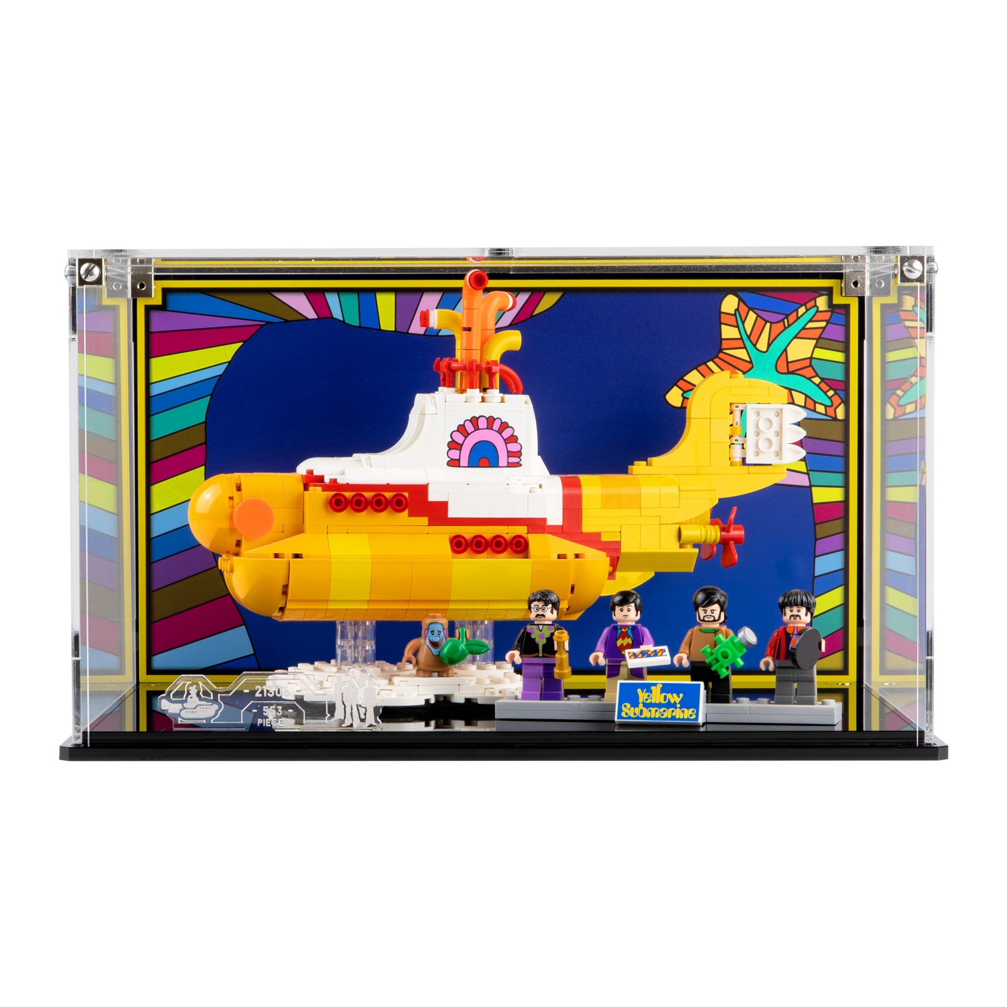 Display Case for LEGO® Ideas: Yellow Submarine (21306)