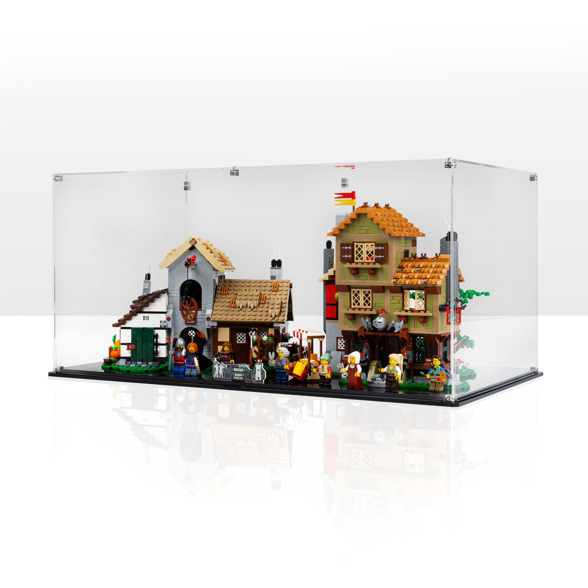 Display Case for LEGO® Icons Medieval Town Square (10332)