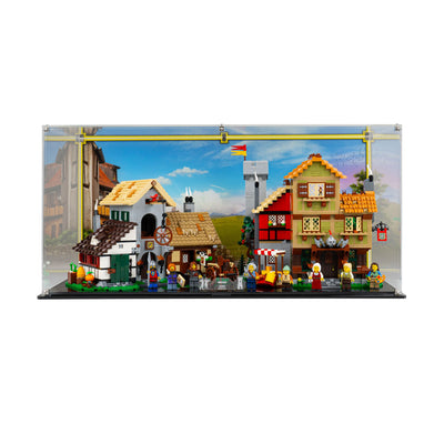 Display Case for LEGO® Icons Medieval Town Square (10332)