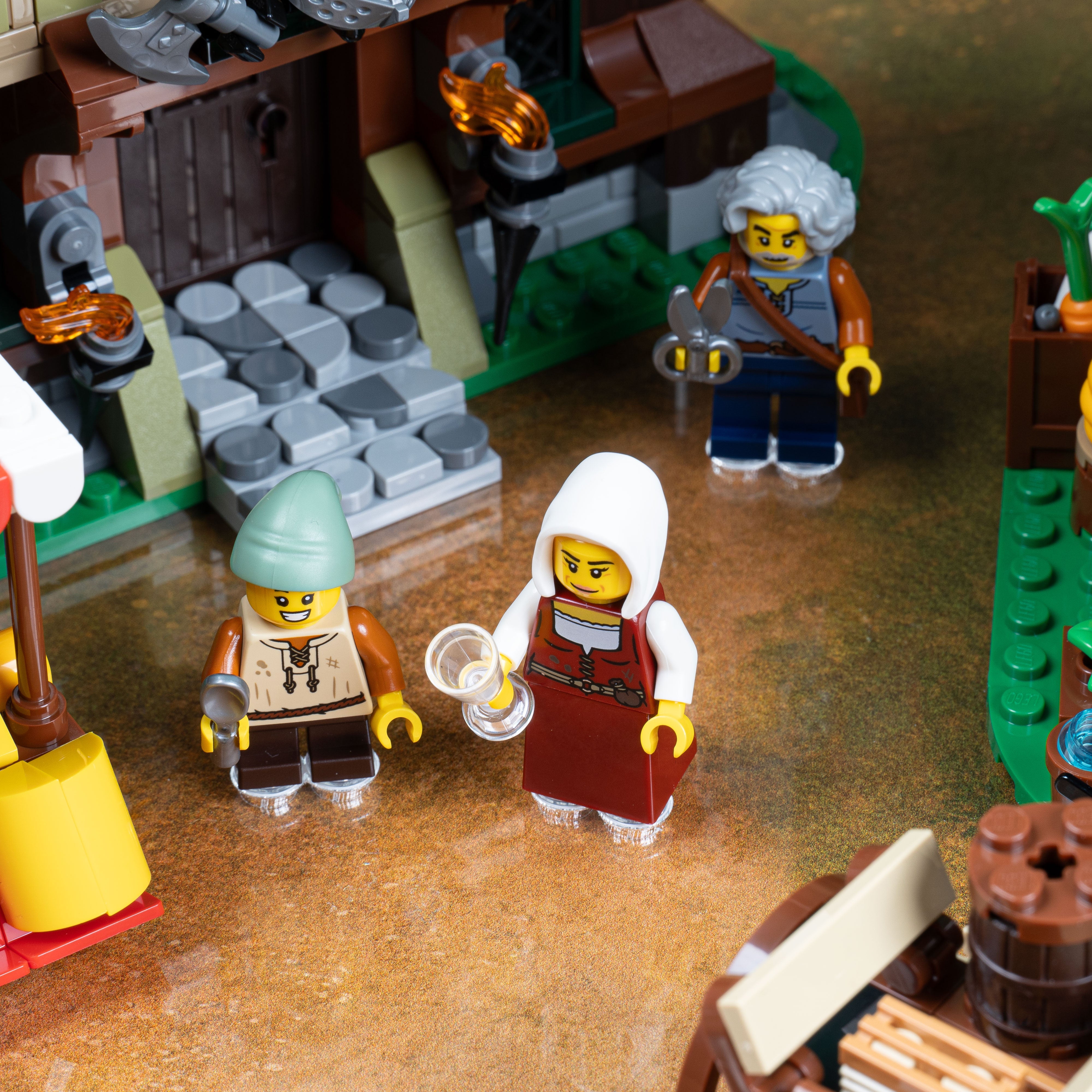 Limited Edition Display Case for LEGO® Icons Medieval Town Square (10332)