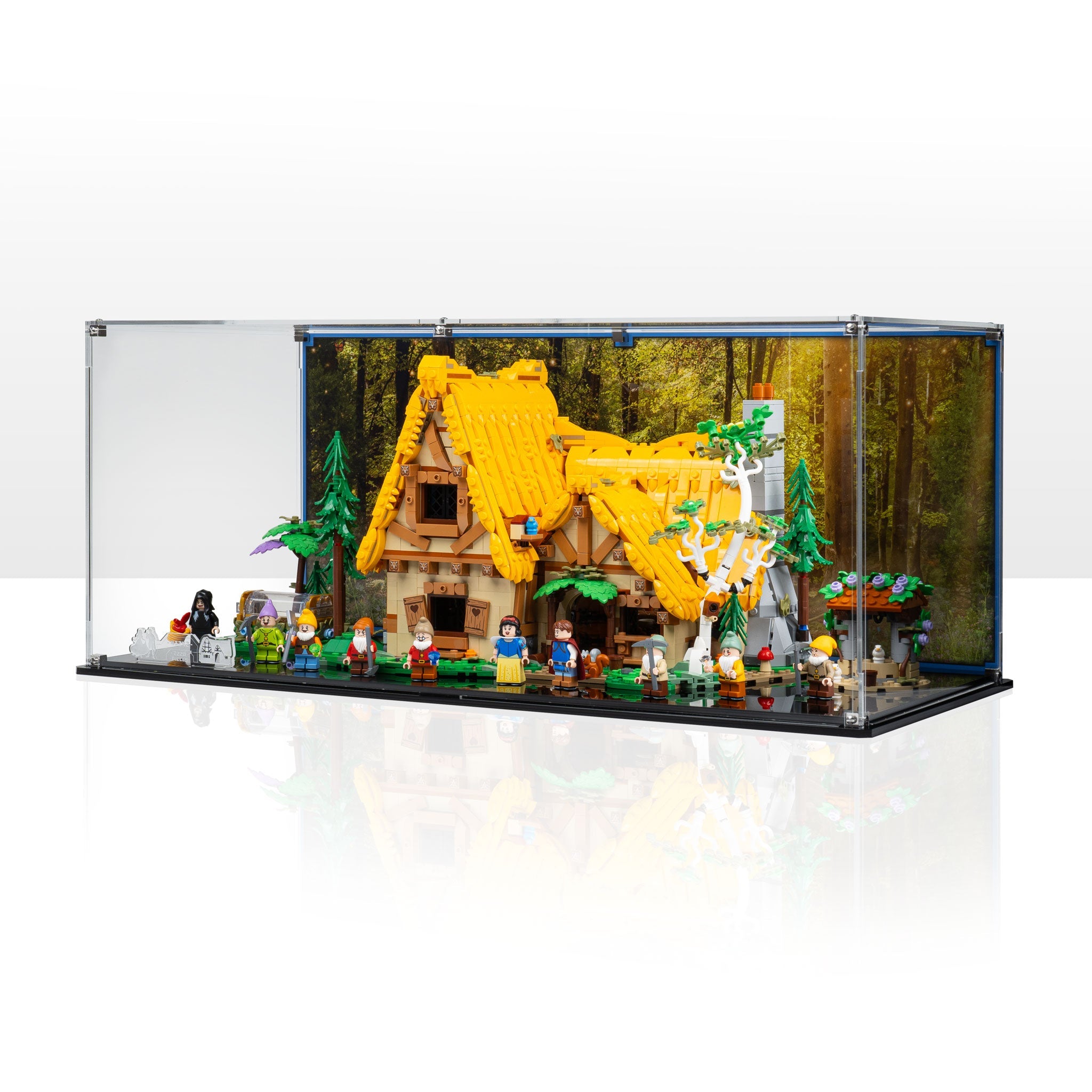 Display Case for LEGO® Snow White and the Seven Dwarfs' Cottage (43242)