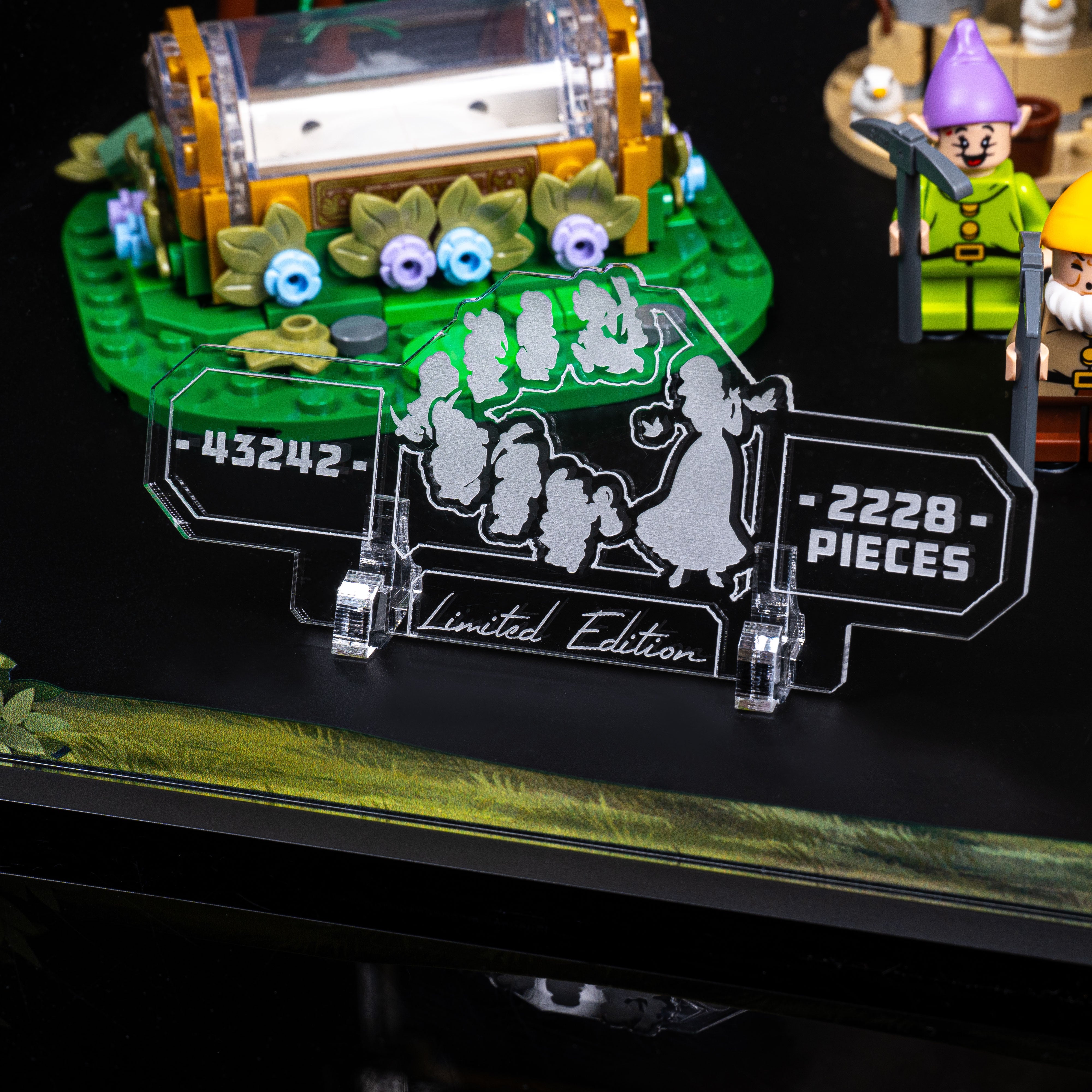 Limited Edition Display Case for LEGO® Snow White and the Seven Dwarfs' Cottage (43242)