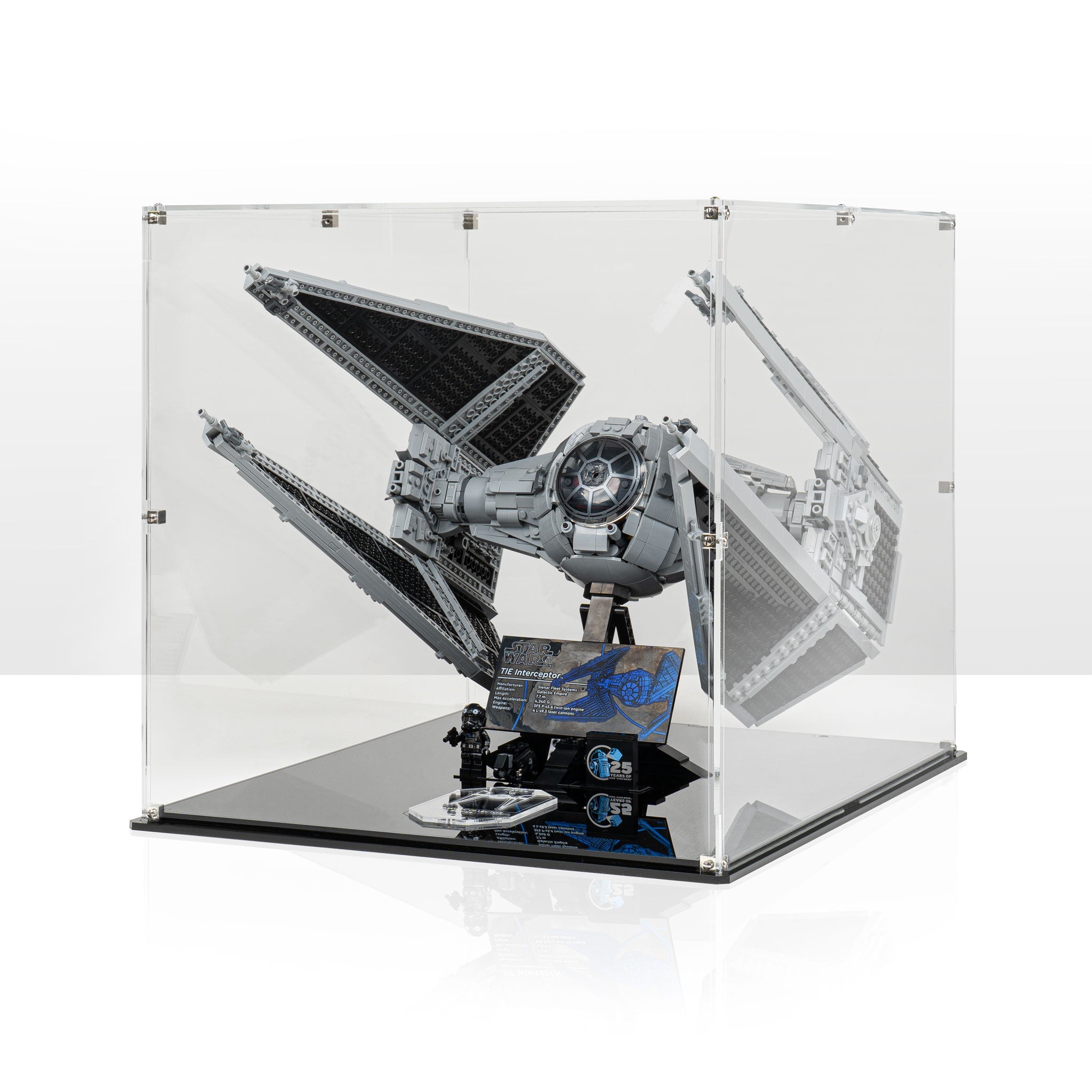 Display Case for LEGO® Star Wars TIE Interceptor™ (75382)