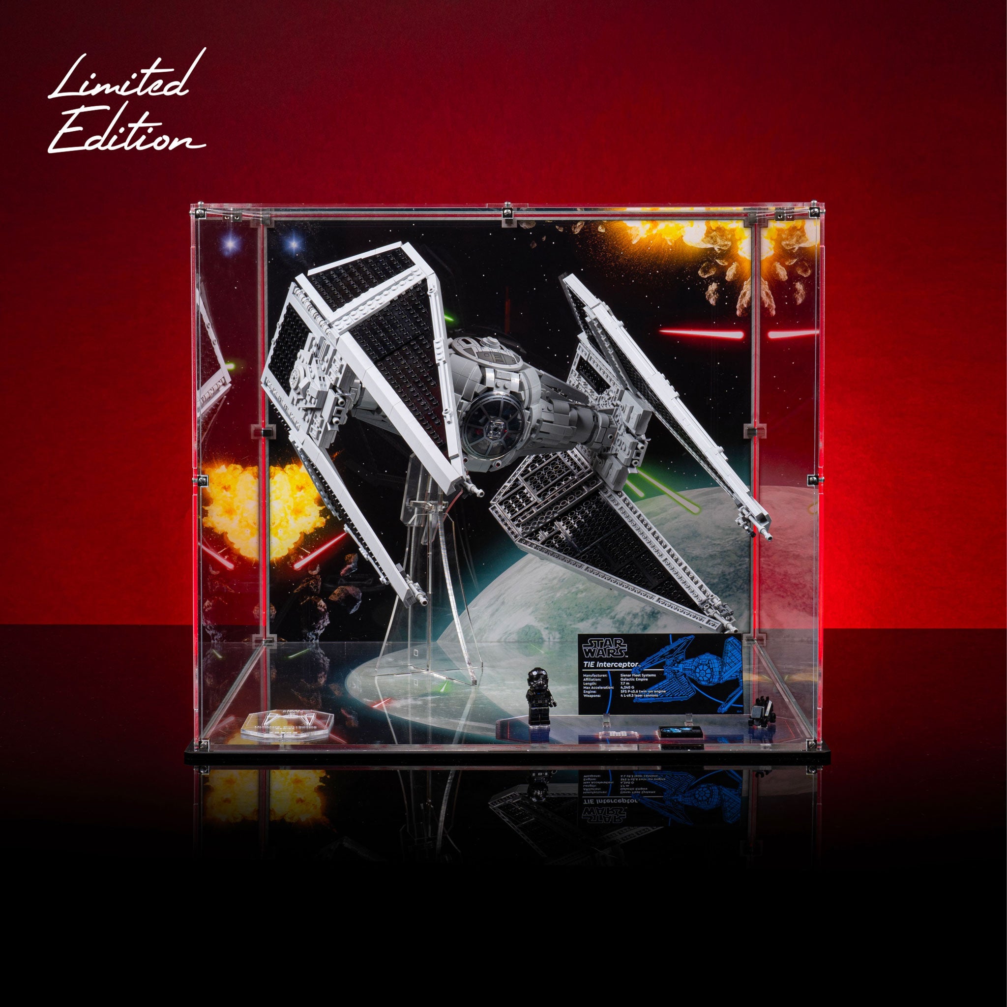 Limited Edition Display Case for LEGO® Star Wars TIE Interceptor™ (75382)