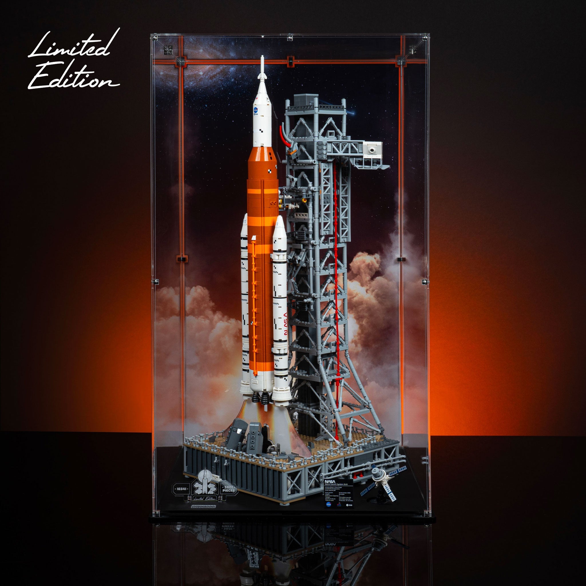 Limited Edition Display Case for LEGO Icons NASA Artemis Space Launch System (10341)