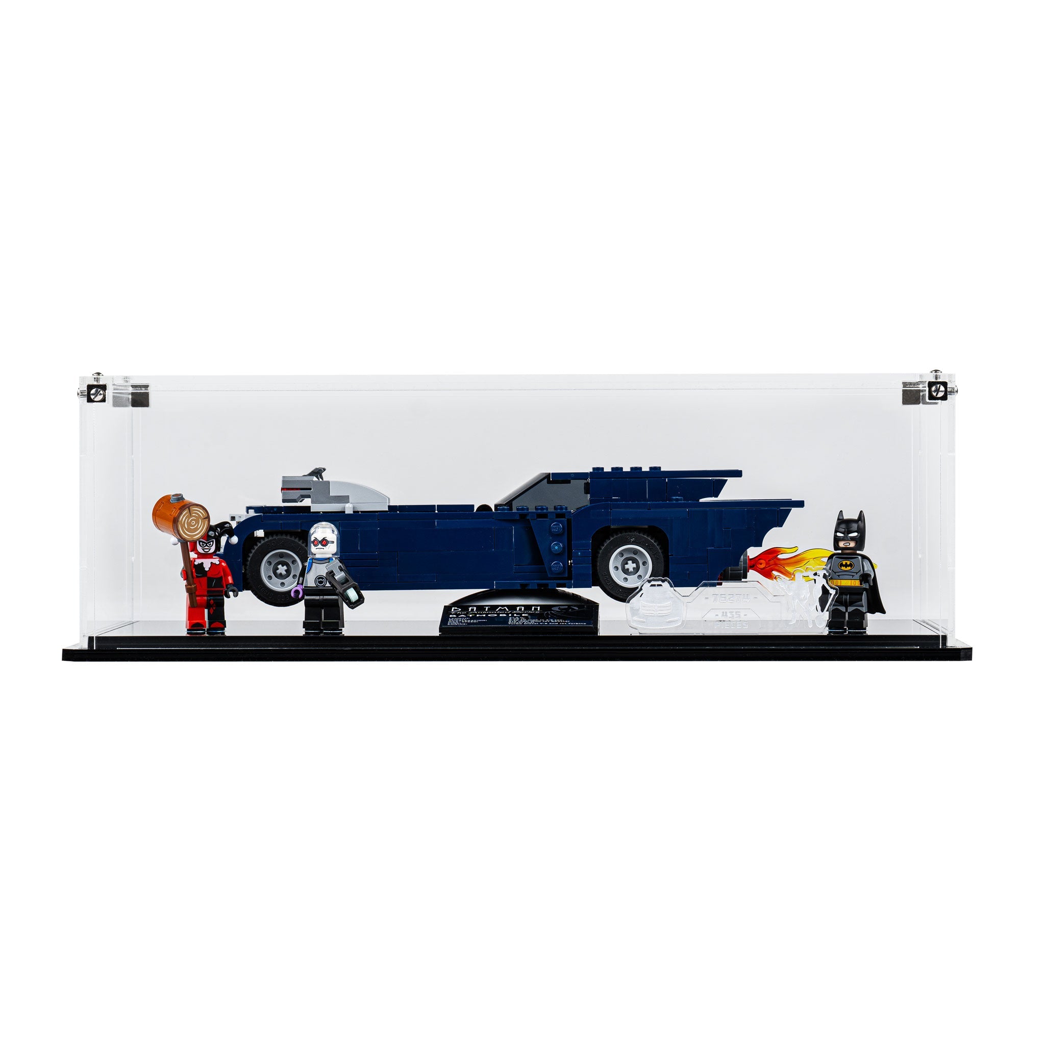 Display Case for LEGO Batman: Batman™ with the Batmobile™ vs. Harley Quinn™ and Mr. Freeze™ (76274)
