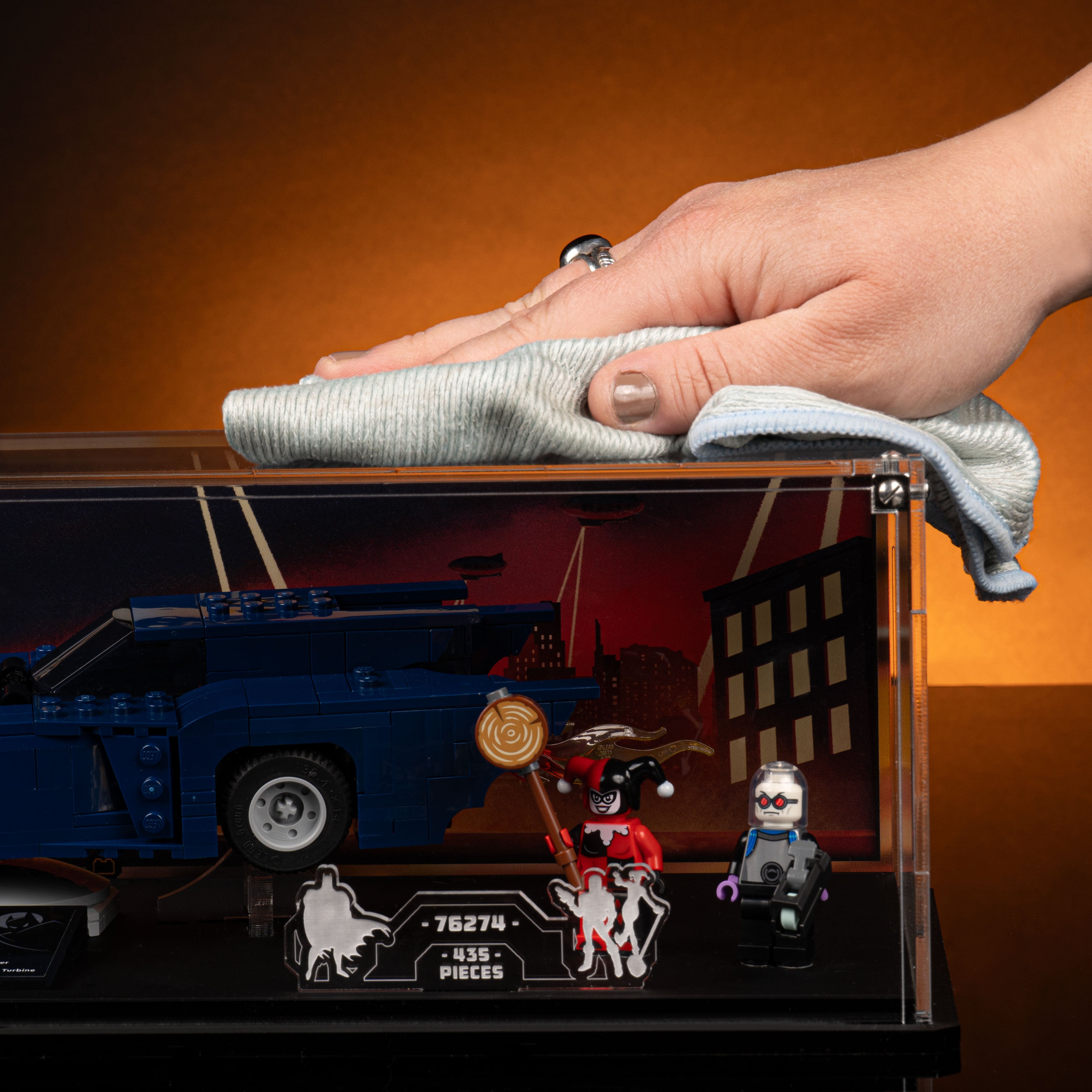 Limited Edition Display Case for LEGO Batman: Batman™ with the Batmobile™ vs. Harley Quinn™ and Mr. Freeze™ (76274)