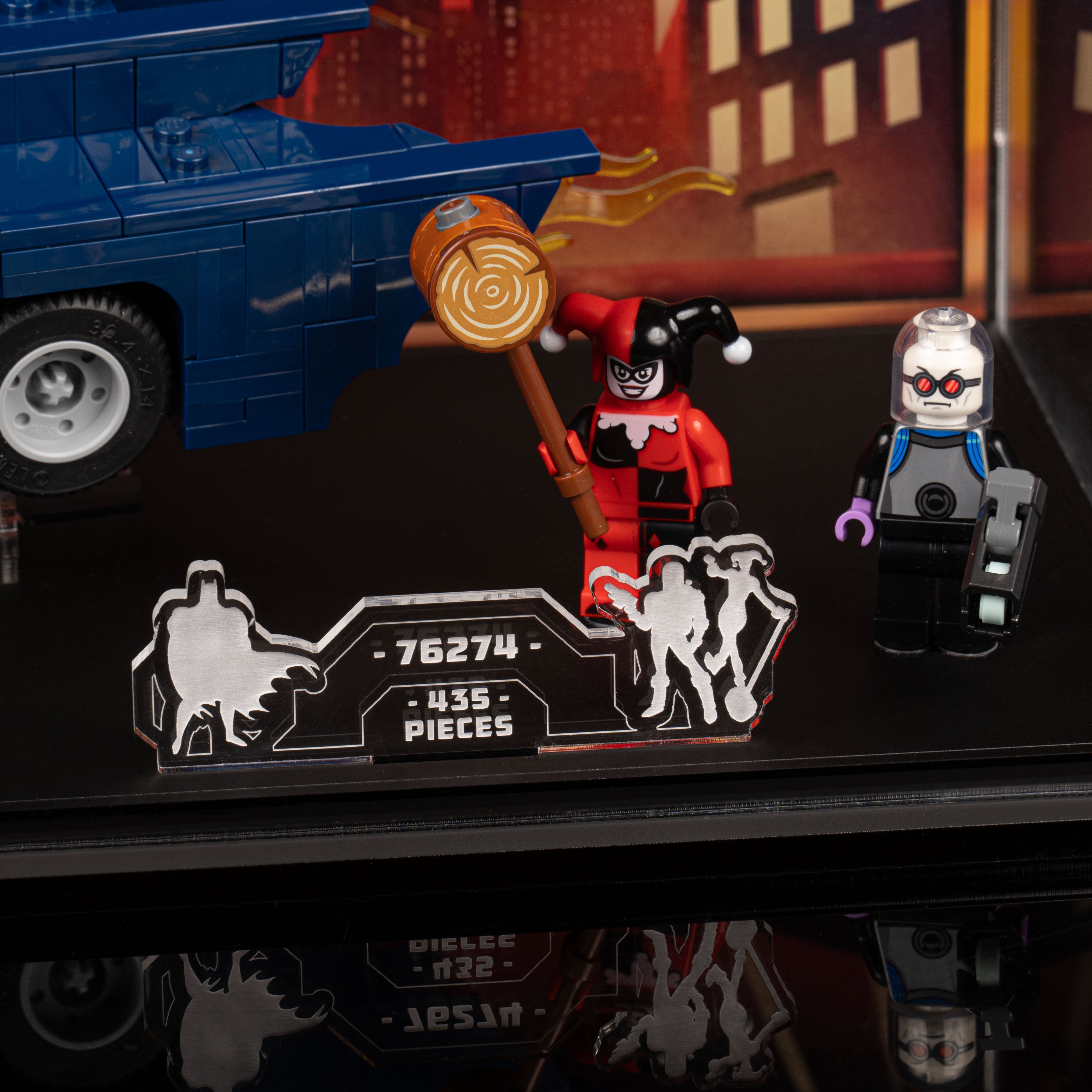 Limited Edition Display Case for LEGO Batman: Batman™ with the Batmobile™ vs. Harley Quinn™ and Mr. Freeze™ (76274)