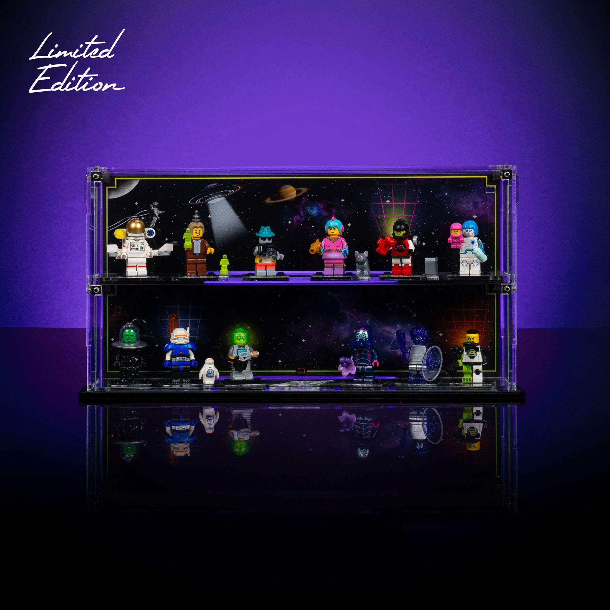 Limited Edition Display Case for LEGO® Space Minifigures Series 26 (71046)