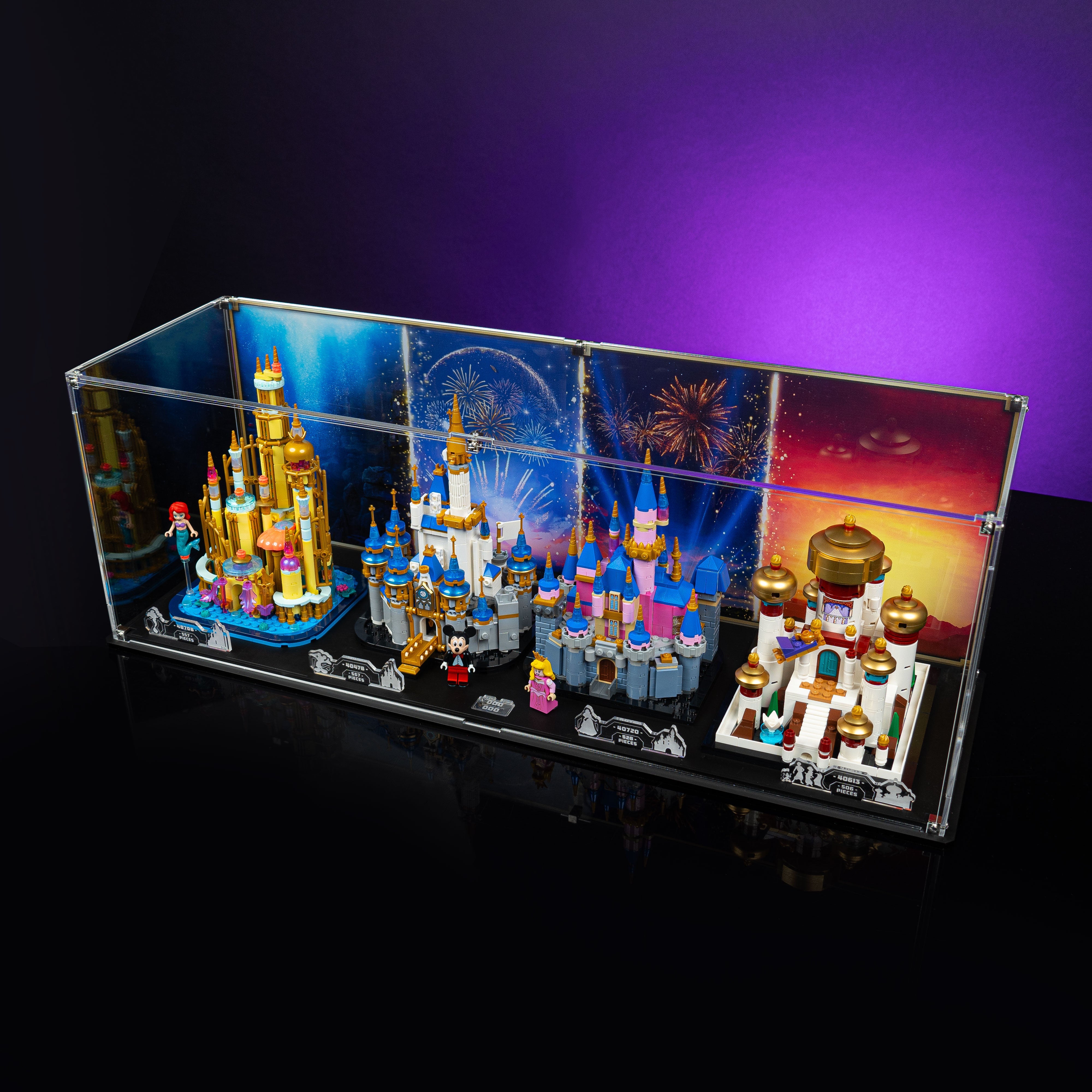 Limited Edition Display Case for LEGO® Mini Disney Castles (40720, 40478, 40613, 40708)