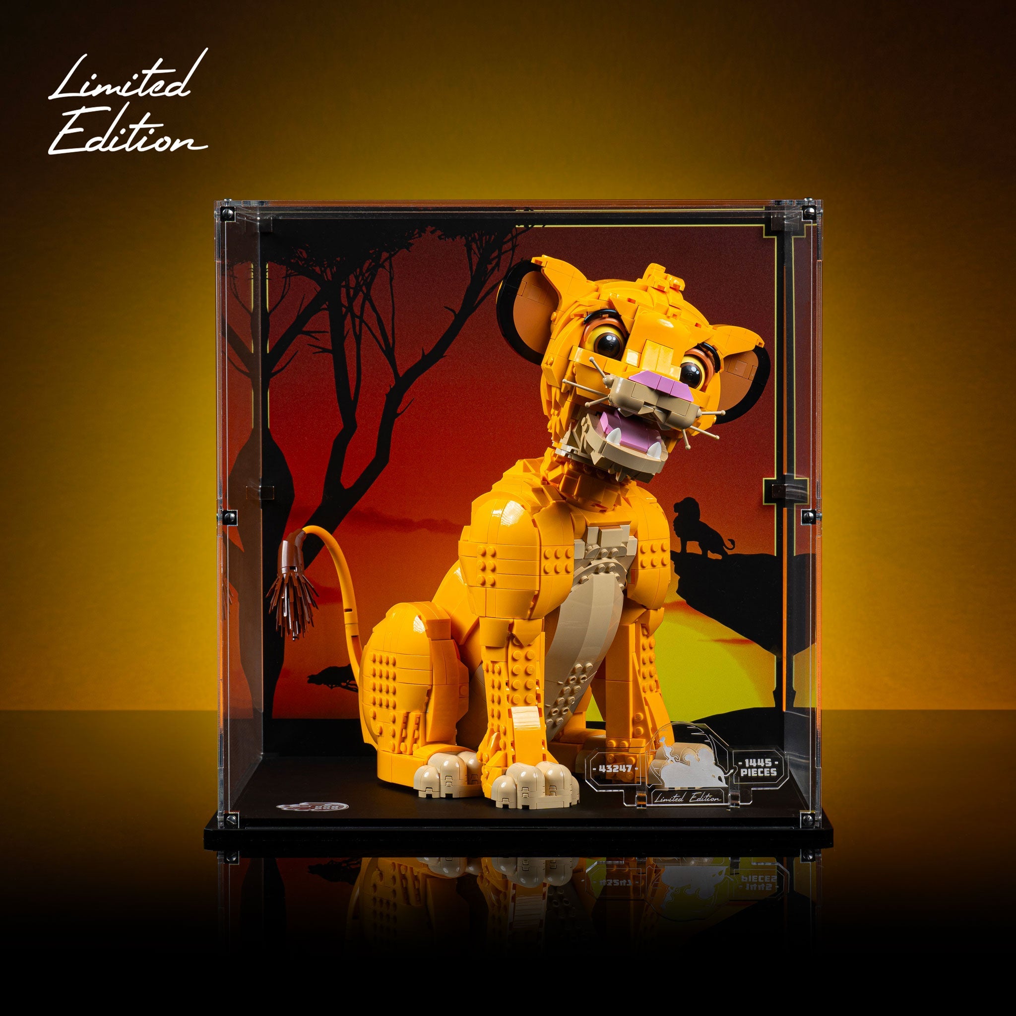 Limited Edition Display Case for LEGO® Young Simba the Lion King (43247)