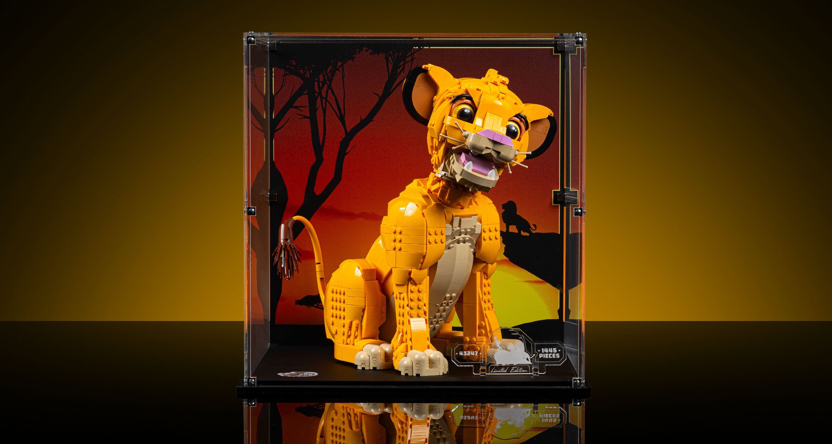 Limited Edition Display Case for LEGO® Young Simba the Lion King (43247)