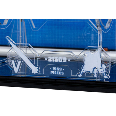 Display Case (horizontal) for LEGO® Ideas: NASA Apollo Saturn V (21309)
