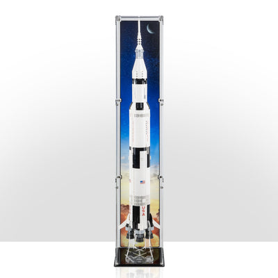 Display Case (vertical) for LEGO® Ideas: NASA Apollo Saturn V (21309)