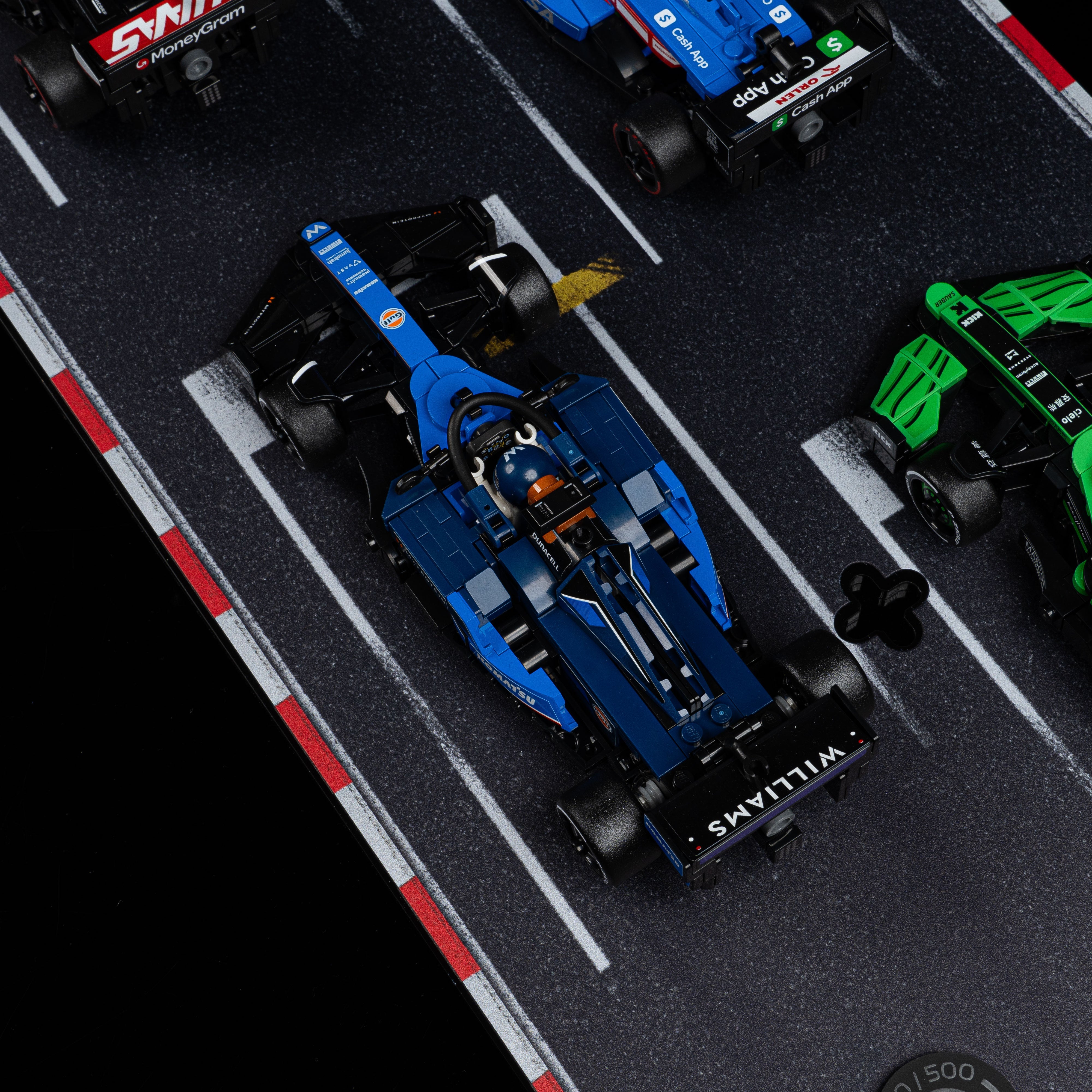 Limited Edition Wall Mounted Display Case for 10 x LEGO® Speed Champions: Formula 1 Range