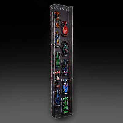 Limited Edition Wall Mounted Display Case for 10 x LEGO® Speed Champions: Formula 1 Range