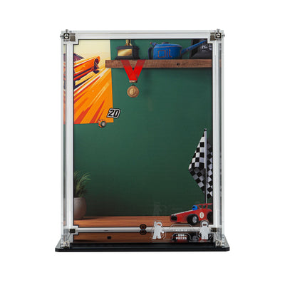 Display Case for LEGO® Up-Scaled Racing Driver Minifigure (40819)