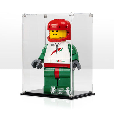 Display Case for LEGO® Up-Scaled Racing Driver Minifigure (40819)