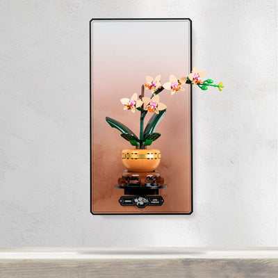 Wall Mounted Display Stand for LEGO® Botanicals Mini Orchid (10343)