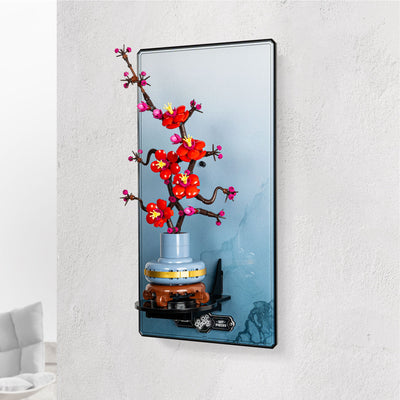 Wall Mounted Display Stand for LEGO® Botanicals Plum Blossom Flower (10369)