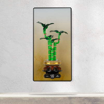 Wall Mounted Display Stand for LEGO® Botanicals Lucky Bamboo (10344)