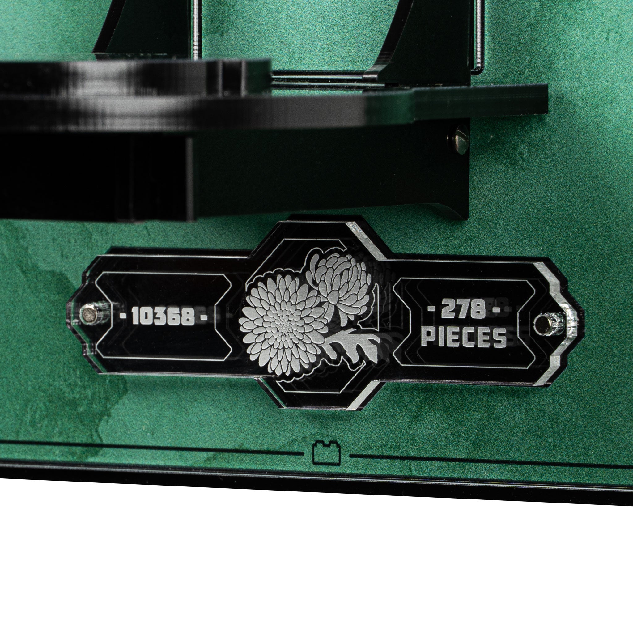 Wall Mounted Display Stand for LEGO® Botanicals Chrysanthemum (10368)
