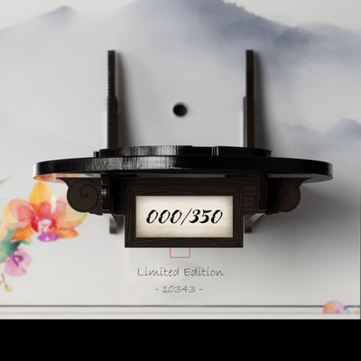 Limited Edition Wall Mounted Display Stand for LEGO® Botanicals Mini Orchid (10343)