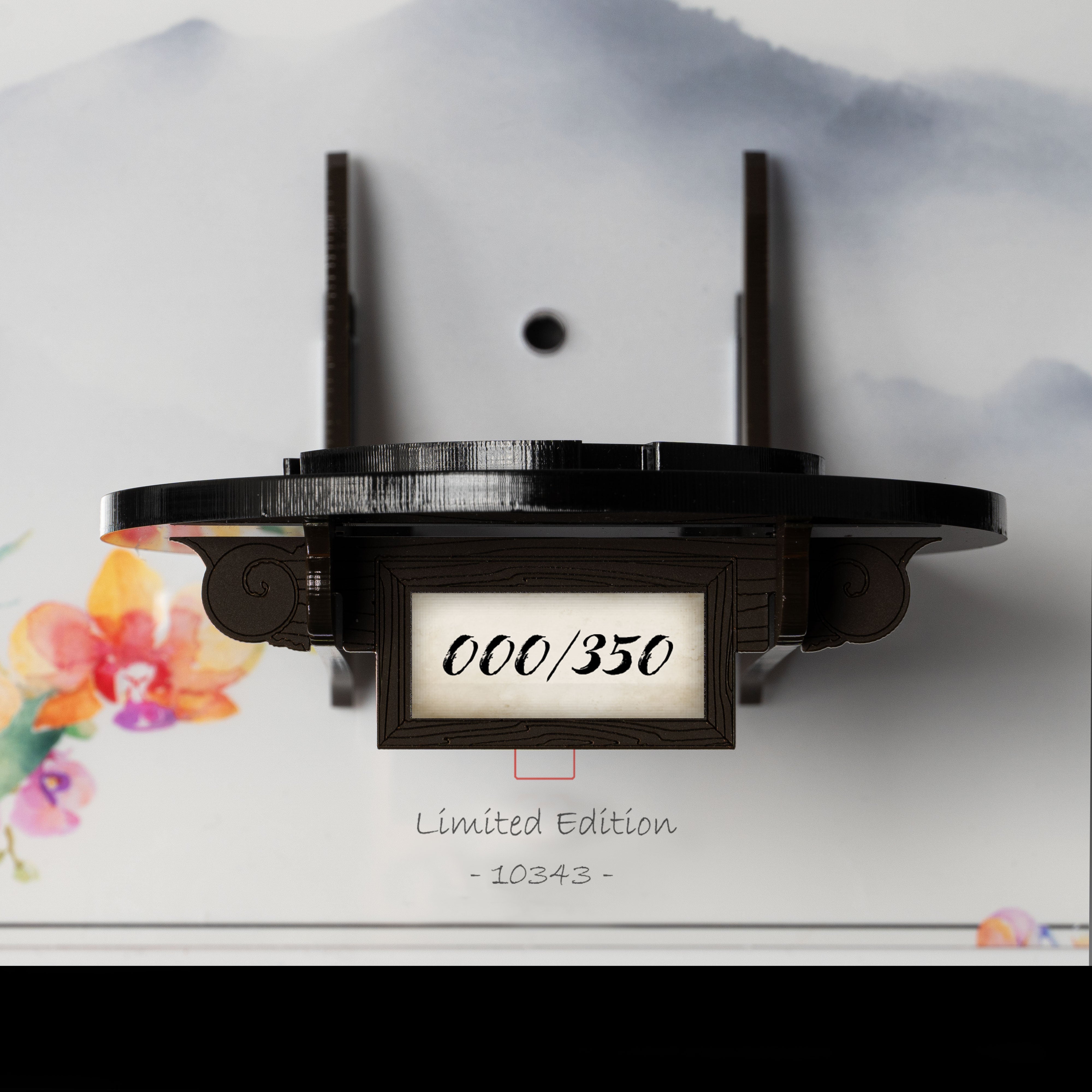 Limited Edition Wall Mounted Display Stand for LEGO® Botanicals Mini Orchid (10343)