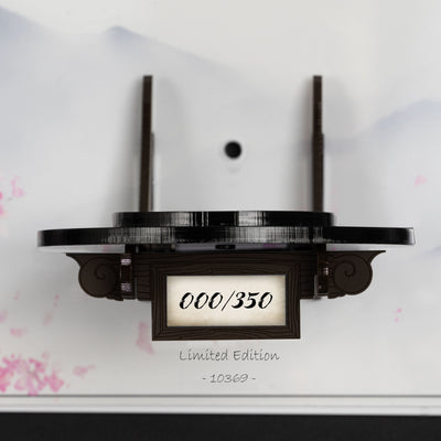 Limited Edition Wall Mounted Display Stand for LEGO® Botanicals Plum Blossom Flower (10369)