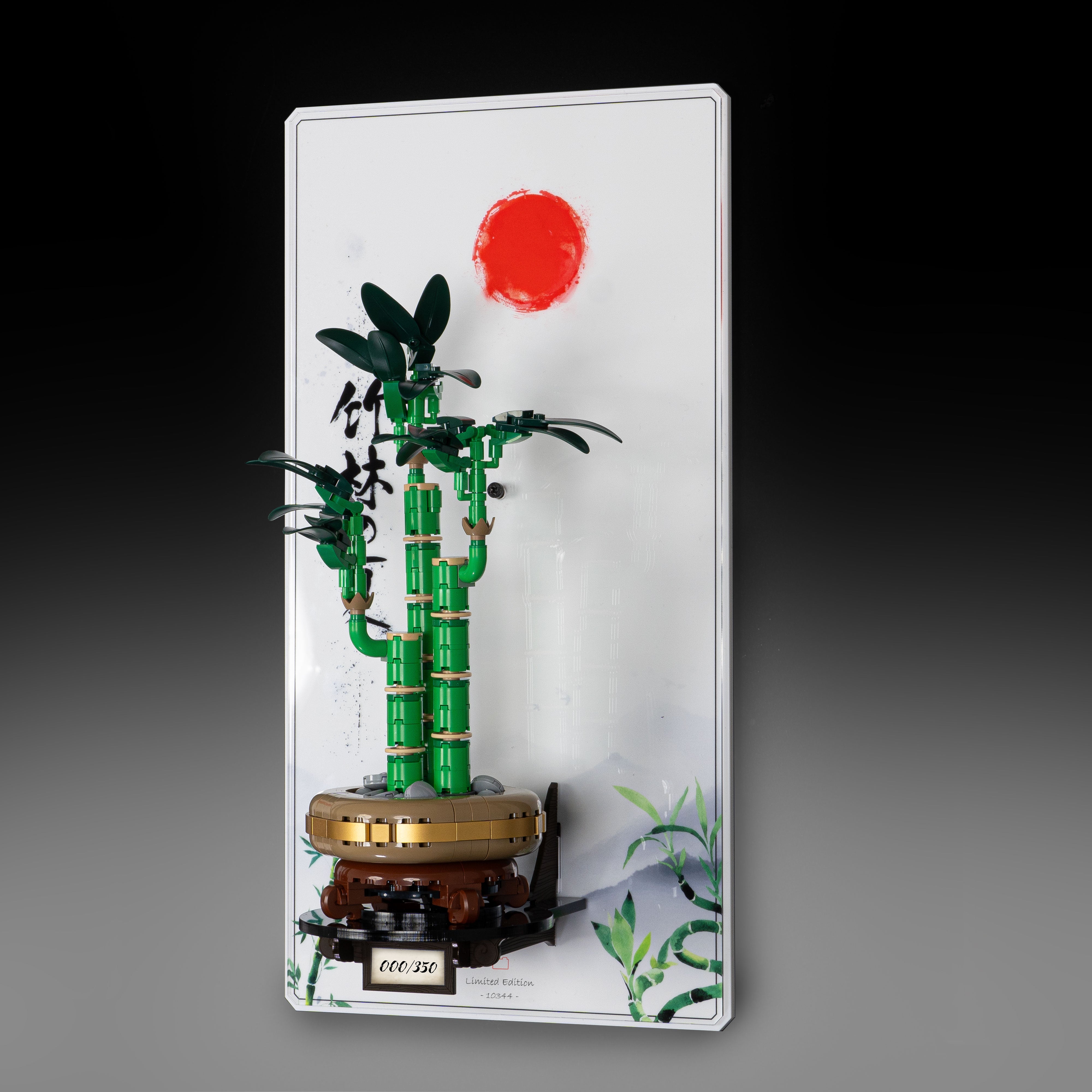 Limited Edition Wall Mounted Display Stand for LEGO® Botanicals Lucky Bamboo (10344)