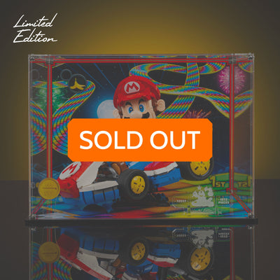 Limited Edition Display Case for LEGO® Mario Kart™ Mario & Standard Kart (72037)