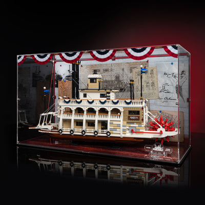 Limited Edition Display Case for LEGO® Ideas River Steamboat (21356)
