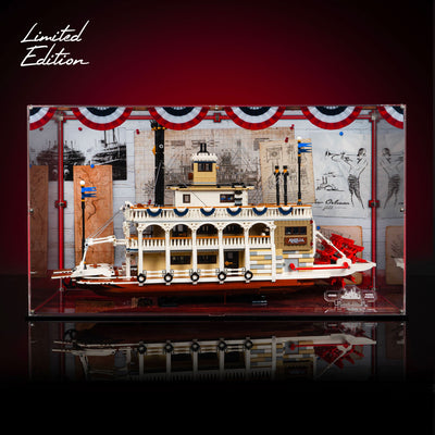 Limited Edition Display Case for LEGO® Ideas River Steamboat (21356)
