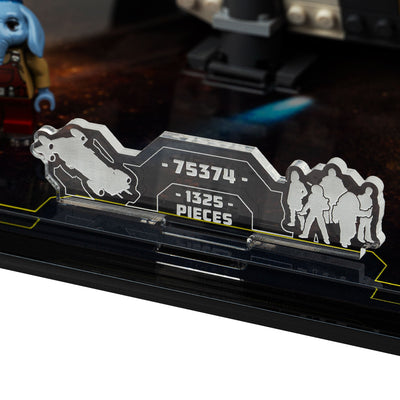 Display Case for LEGO® Star Wars: The Onyx Cinder (75374)