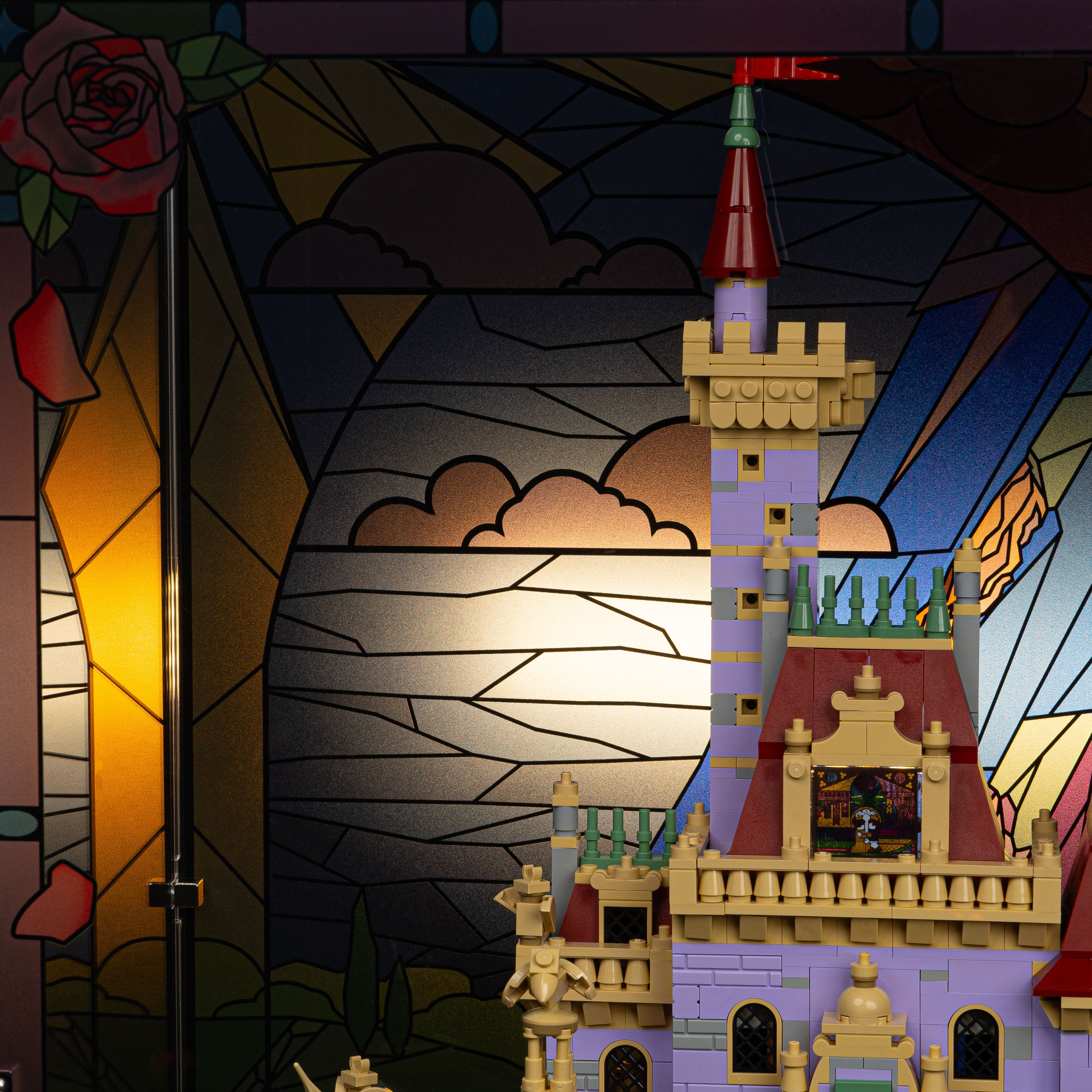Limited Edition Display Case for LEGO® Disney Beauty and the Beast Castle (43263)