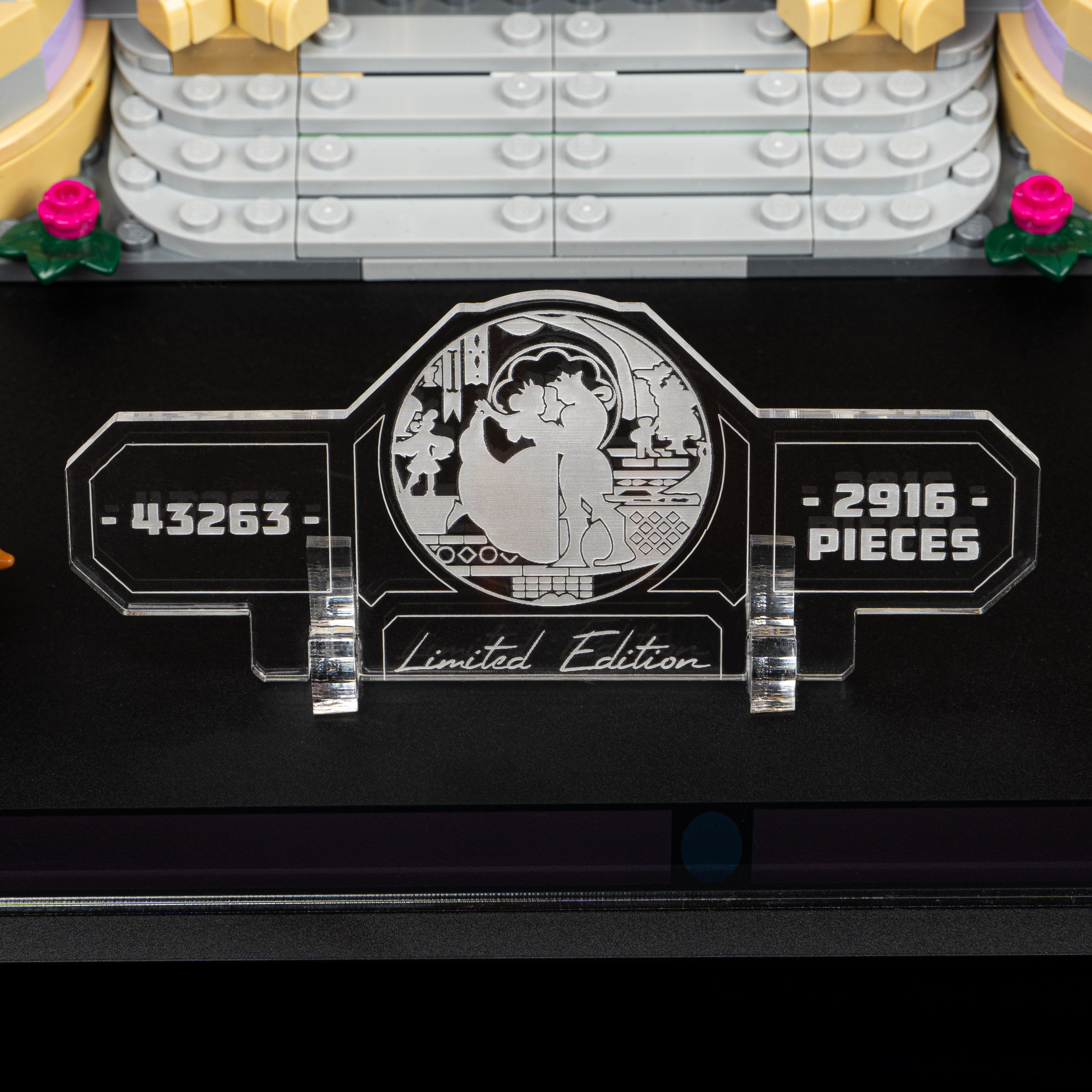 Limited Edition Display Case for LEGO® Disney Beauty and the Beast Castle (43263)