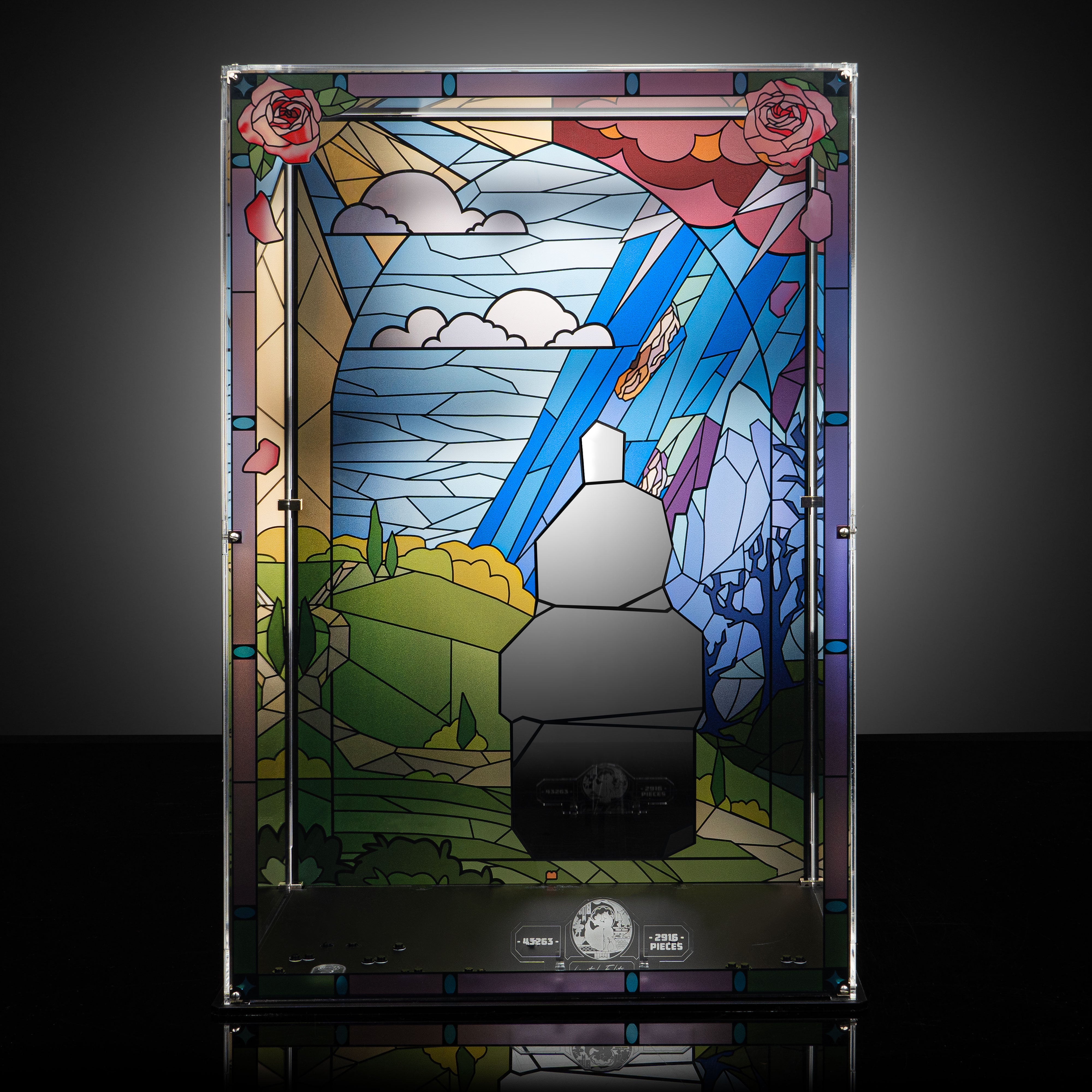 Limited Edition Display Case for LEGO® Disney Beauty and the Beast Castle (43263)