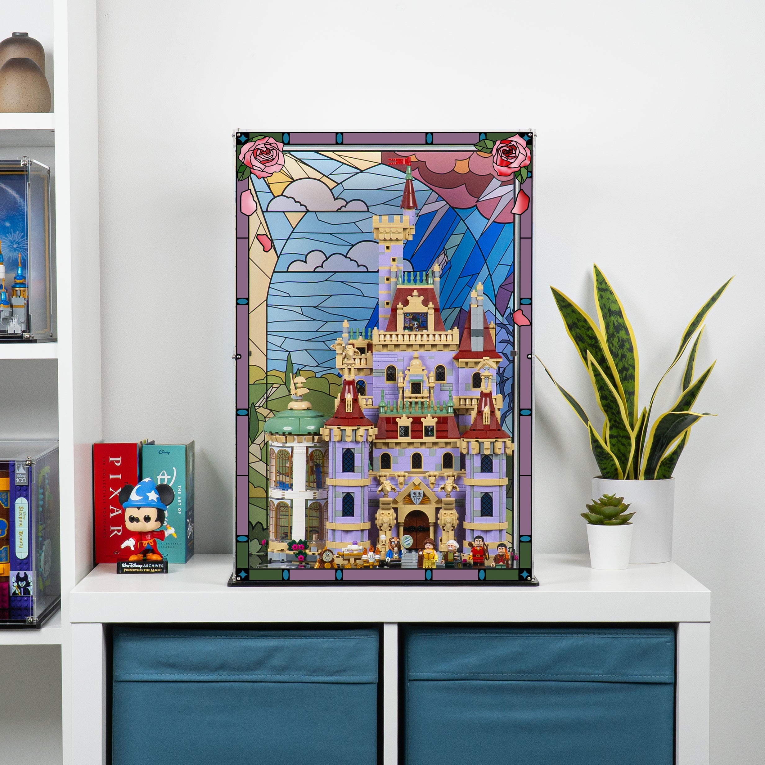 Display Case for LEGO® Disney Beauty and the Beast Castle (43263)