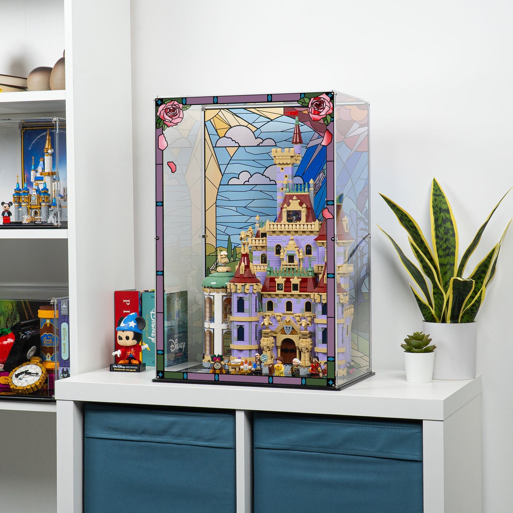 Display Case for LEGO® Disney Beauty and the Beast Castle (43263)