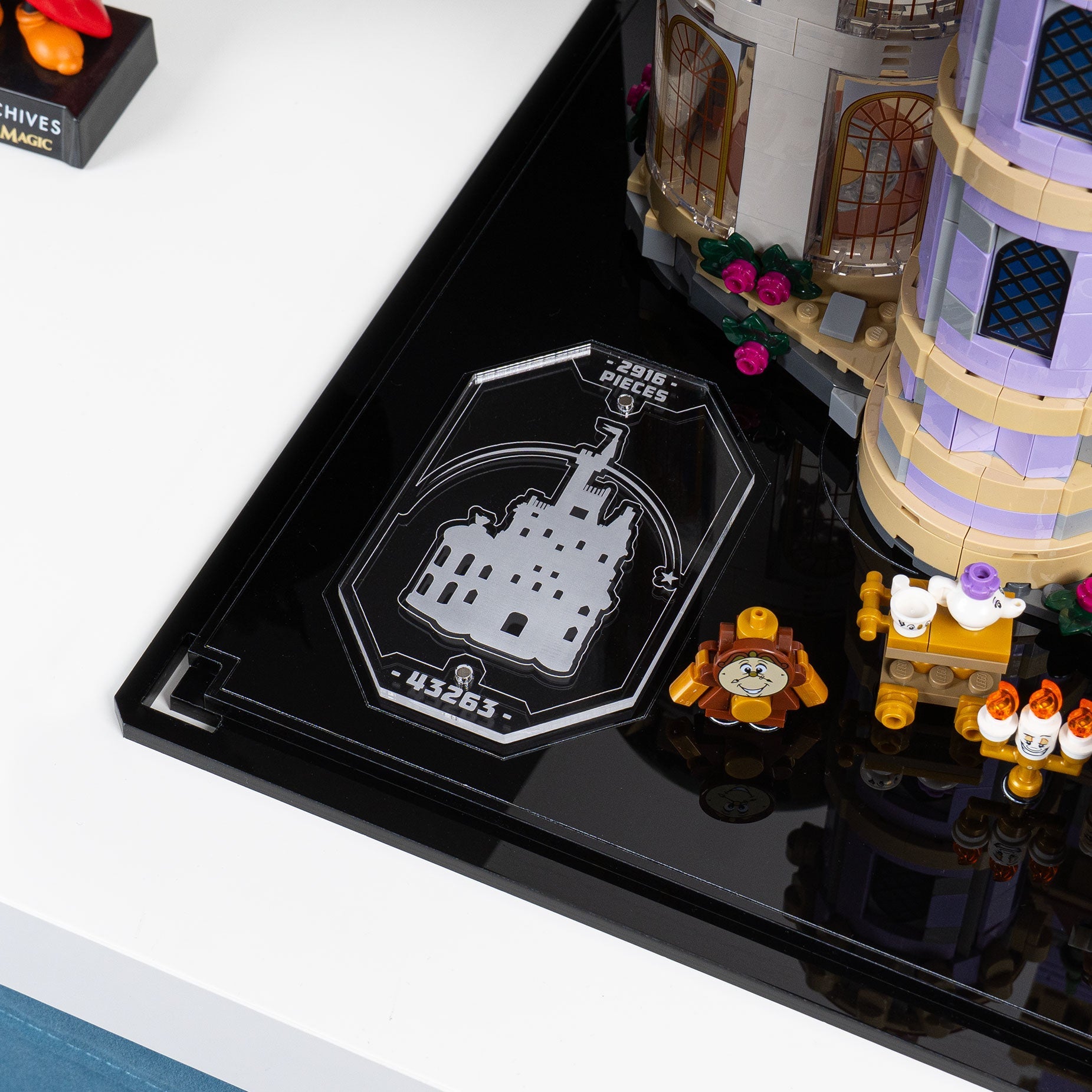 Display Case for LEGO® Disney Beauty and the Beast Castle (43263)
