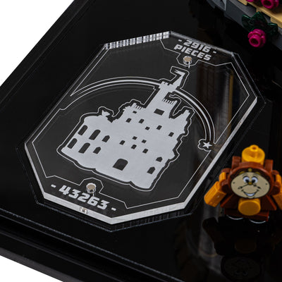 Display Case for LEGO® Disney Beauty and the Beast Castle (43263)
