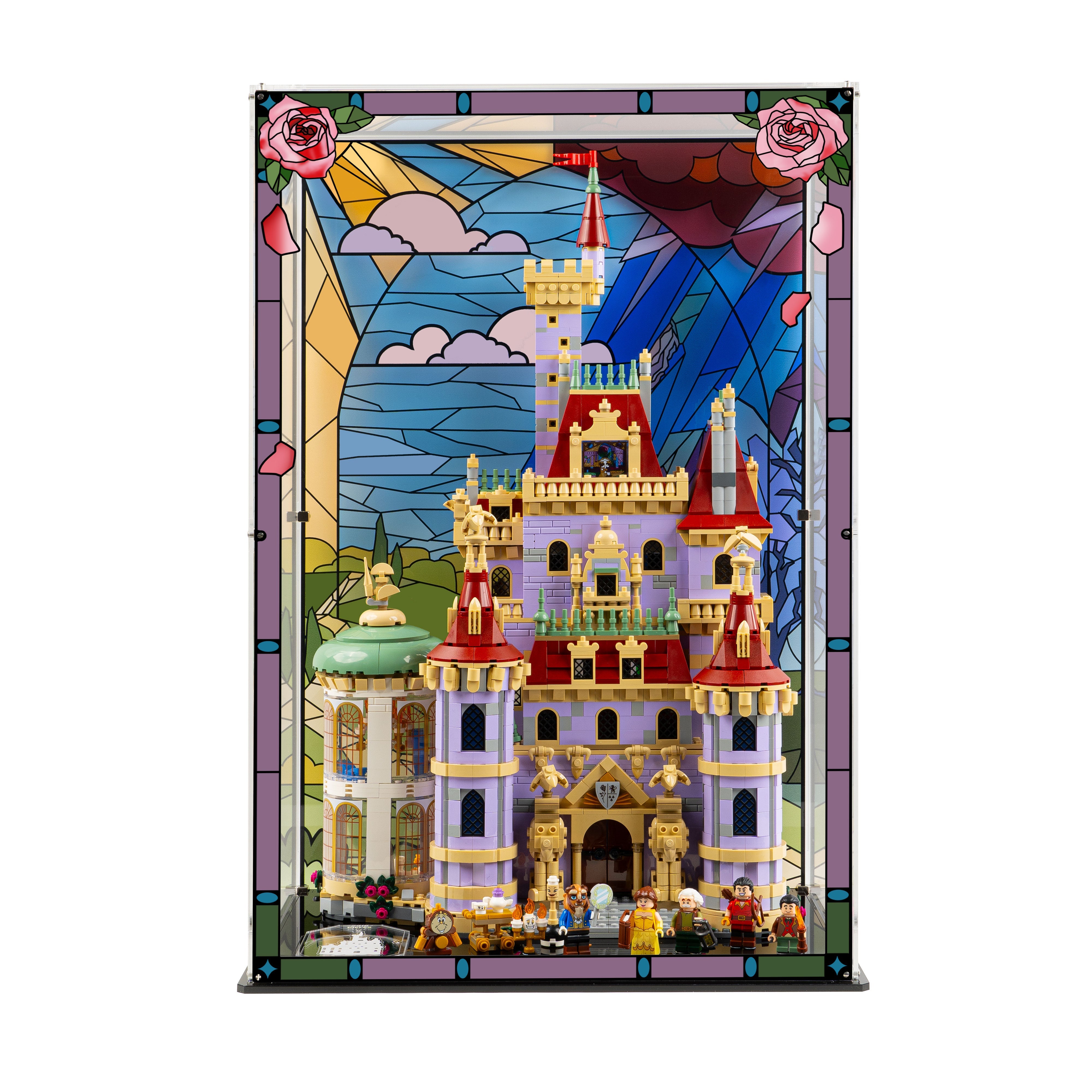 Display Case for LEGO® Disney Beauty and the Beast Castle (43263)