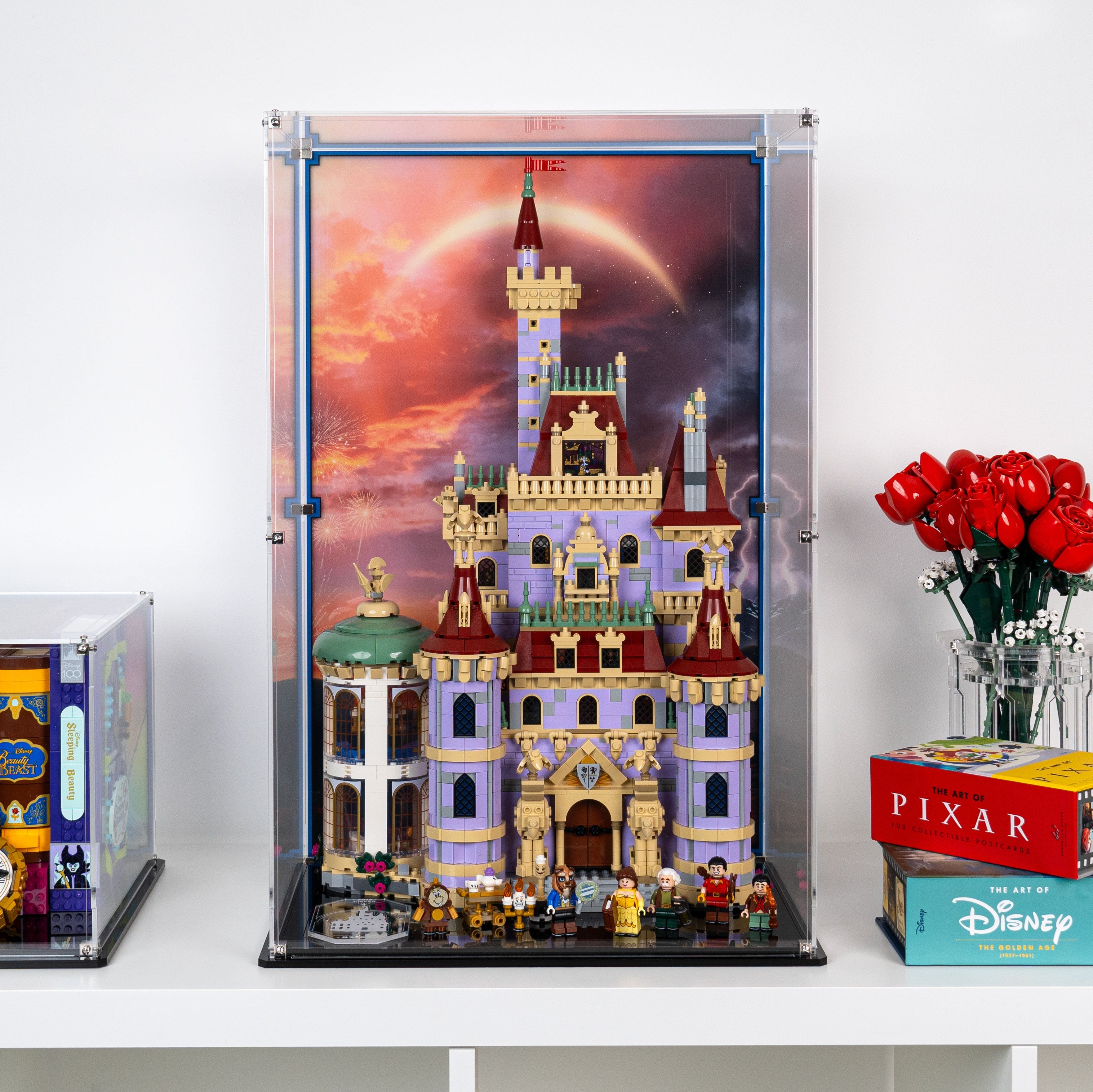 Display Case for LEGO® Disney Beauty and the Beast Castle (43263)