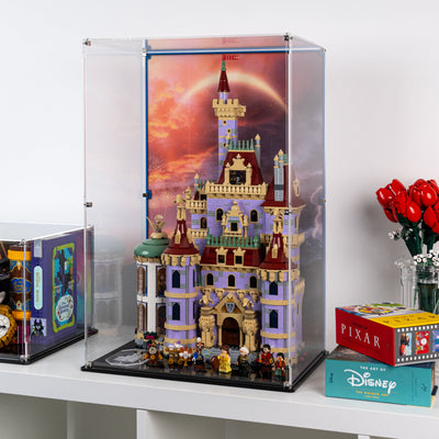 Display Case for LEGO® Disney Beauty and the Beast Castle (43263)