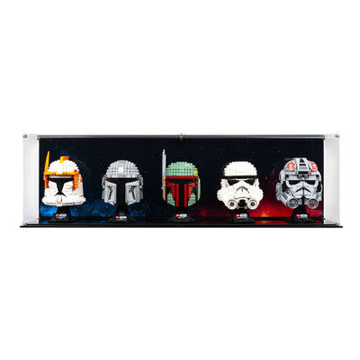 Star Wars™ Themed Display Case for Five LEGO® Helmets